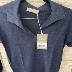 Everlane cotton merino polo, blue, NWT, XS